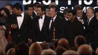 Slumdog Millionaire Wins Best Picture 2009 Oscars [upl. by Arfihs]