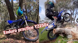 YZ250X ripping enduro practice [upl. by Spiers392]