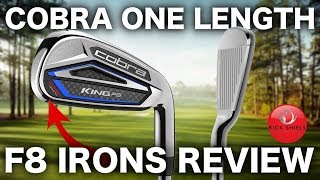 NEW COBRA ONE LENGTH F8 IRONS REVIEW [upl. by Savinirs]