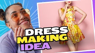 Dress Making Idea 😍 sewingprojects sewingmagic diy 😍 [upl. by Lledo986]