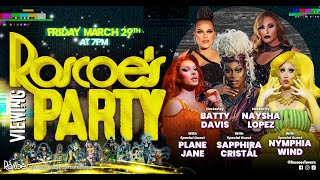 Nymphia Plane amp Sapphira  Roscoes RuPauls Drag Race Season 16 Viewing Party [upl. by Renraw]