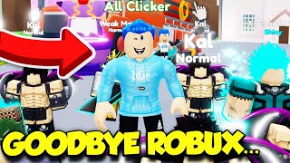 I Couldnt beat this Simulator so i just spent tons of Robux Roblox [upl. by Iggep827]