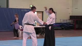 Aikido Yoshinkan Brisbane Dojo Mori Shihan 7th Dan 2013 合気道養神館 豪州道場 森道治師範 [upl. by Swann]