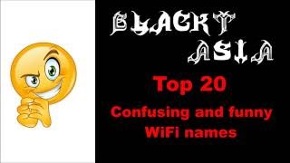 Funny WiFi and Router Names Top 20  by BlackT Asia [upl. by Amlez765]