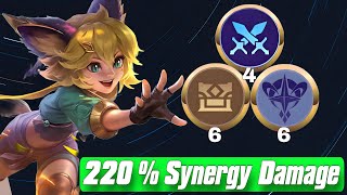 JOY TRIPLE SYNERGY  MAGIC CHESS BEST SYNERGY COMBO 2024 MLBB [upl. by Llekcor]