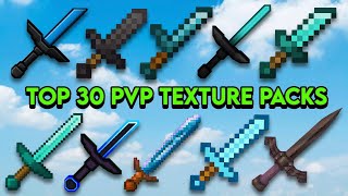 Top 30 Texturepacks For PvP amp Crystal PvP 119 [upl. by Gosney]