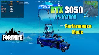 RTX 3050  Fortnite Performance Mode ft i510300H [upl. by Koeninger]