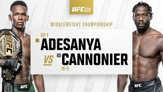 UFC 276 Adesanya vs Cannonier Highlights [upl. by Docilla]