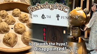 My True Thought about NYC Din Tai Fung✨ Is it worth the Hype Disappointment [upl. by Avigdor]