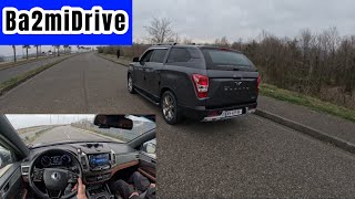 2021 Ssangyong Rexton Sports Khan driving on BUS Airport Highway [upl. by Meurer]