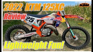 2022 KTM 125XC Review [upl. by Tereb]