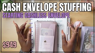 CASH ENVELOPE STUFFING  INTRODUCING A CASHLESS ENVELOPE FOR THE 1ST TIME [upl. by Noyad]