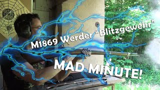 Mad Minute With The Bavarian M1869 Werder Rifle [upl. by Afatsum]