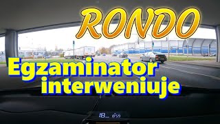 Rondo  Egzaminator interweniuje i zapobiega zagrożeniu [upl. by Zohara756]