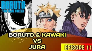 BORUTO amp KAWAKI VS JURA [upl. by Akirdnuhs]