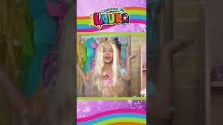 Laurinha brincando de salão de beleza para princesas 3 [upl. by Racklin]