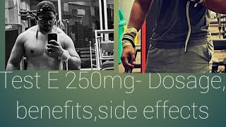 Testosterone Enanthate 250mg  Dosage benefits side effects [upl. by Hajidahk]