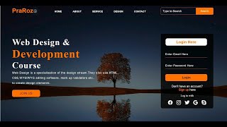 How To Create A Website using HTML amp CSS  StepbyStep Tutorial [upl. by Esirrehc236]