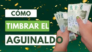 💵Cómo facturar el recibo de NÓMINA AGUINALDO 👉🏻💰desde la página del SAT [upl. by Chloris]