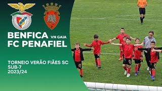 Esc Benfica VN Gaia 14 FC Penafiel  Sub7  Torneio Verão Fiães [upl. by Dnomyad]