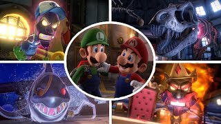 Luigis Mansion 3  All Bosses Captured Funny Moments [upl. by Eerihs301]