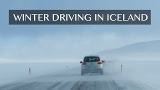 Winter Driving in Iceland and Tips [upl. by Noiroc]