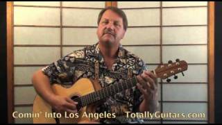 Comin Into Los Angeles by Arlo Guthrie  Acoustic Guitar Lesson Preview from Totally Guitars [upl. by Nahtanaoj]