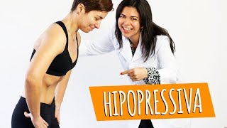 Abdominales Hipopresivos para reducir el abdomen  ¿Cómo se hacen [upl. by Robers983]