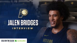 Indiana Pacers PreDraft Workouts Jalen Bridges 1on1 Interview June 13 2024 [upl. by Notlil]