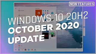 Windows 10 October 2020 Update version 20H2 New Features HANDSON REVIEW [upl. by Aramot246]