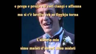 MINO REITANO CALABRIA MIA YouTube [upl. by Llirpa]