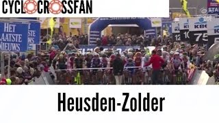 Cyclocross 2015 HeusdenZolder Men [upl. by Roselani]