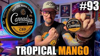 CANNADIPS Tropical Mango CBD Review  Live VIbe 93 [upl. by Aisatsan]