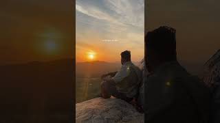 Sunrise with Pidurangala Rock🌅 pidurangala hikingtrendingshorts sunriserelaxing [upl. by Assanav]