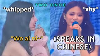 everyones whipped for Tzuyu speaking in mandarin chinese [upl. by Llarret]