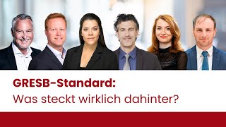 Expertenrunde zu GRESB ESGStandards Immobilien und Praxisherausforderungen  Webinar [upl. by Rrats584]