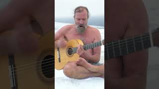 Wim Hof jamming in Iceland [upl. by Airotcivairam]