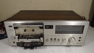 DECK TAPE PLAYER CASETERA SANSUI SC1300 JAPAN 1980 RESTAURACION P1 [upl. by Enilrahc]