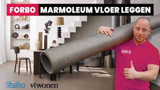 Forbo Marmoleum Vloer Leggen  Hello Floor 1 [upl. by Meadow]