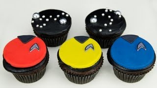 Star Trek Cupcakes How to Make by Cookies Cupcakes and Cardio [upl. by Gage]