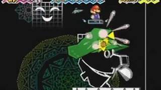 Super Paper Mario Final Boss Super Dimentio 2 [upl. by Annaegroeg]