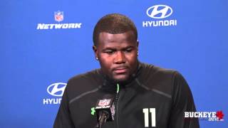 Cardale Jones ready to blow up at the combine [upl. by Frager700]