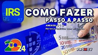 IRS 2024 Como preencher a declaração passo a passo  Como fazer o IRS 2024 [upl. by Llehsar87]