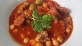 Chorizo Chick Pea and Pork Stew [upl. by Leodora]