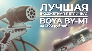 ОБЗОР МИКРОФОНА BOYA BY M1 🎤 Лучшая петличка за 20 [upl. by Patin355]