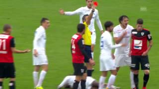 Brutal Foul from Aaraus Sandro Wieser on Yapi Yapo [upl. by Moll]