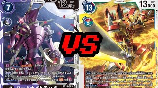 DTCGDigimon Card Game LordKnightmon Vs KaiserGreymon [upl. by Arrol]