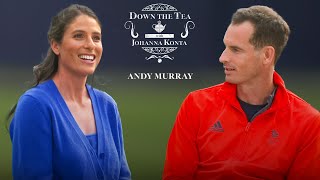 Andy Murray dishes over tea with fellow Brit Johanna Konta 🫖 [upl. by Ajuna949]