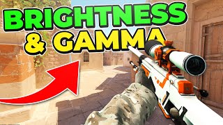 How to Change Brightness and Gamma in CS2 Fix Counter Strike 2 Brightness [upl. by Reffinej]