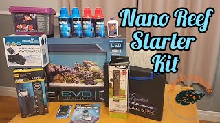 What do you need to start a saltwater aquarium nano reef tank essentials [upl. by Marienthal160]